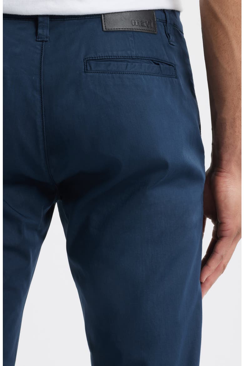Milton Slim Fit Twill Chinos, Alternate, color, NIGHT CITY SMART