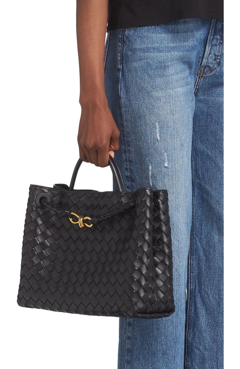 Bottega Veneta Medium Andiamo Intrecciato Leather Shoulder Bag, Alternate, color,