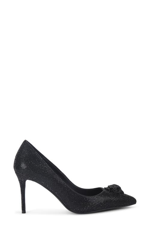Kurt Geiger London Belgravia Eagle Pointed Toe Court Pump In Black