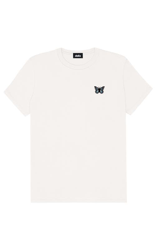 Dalix Butterfly Womens Relaxed Tee In White