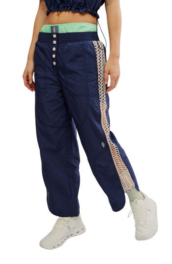 Shop Free People Underdog Pants In Navy