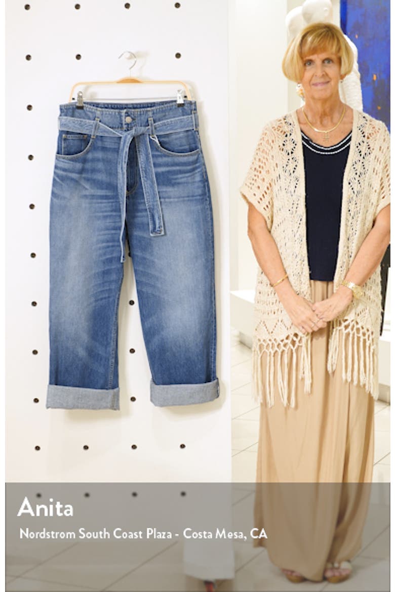 Kelly Paperbag Waist Ankle Wide Leg Jeans video