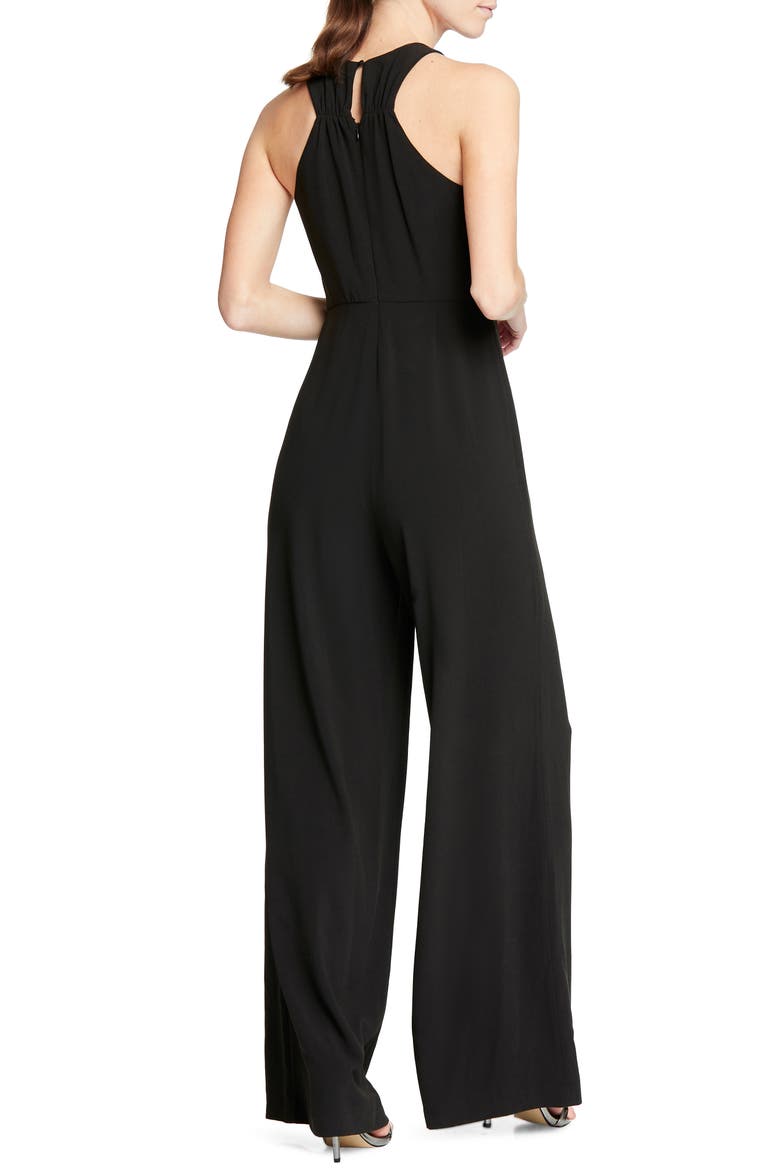Heritage Wide Leg Jumpsuit, Alternate, color, BLACK