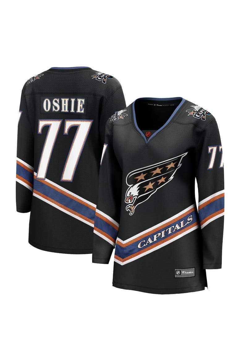 Women's Fanatics Branded TJ Oshie Black Washington Capitals Special Edition 2.0 Breakaway Player Jersey, Main, color, Black