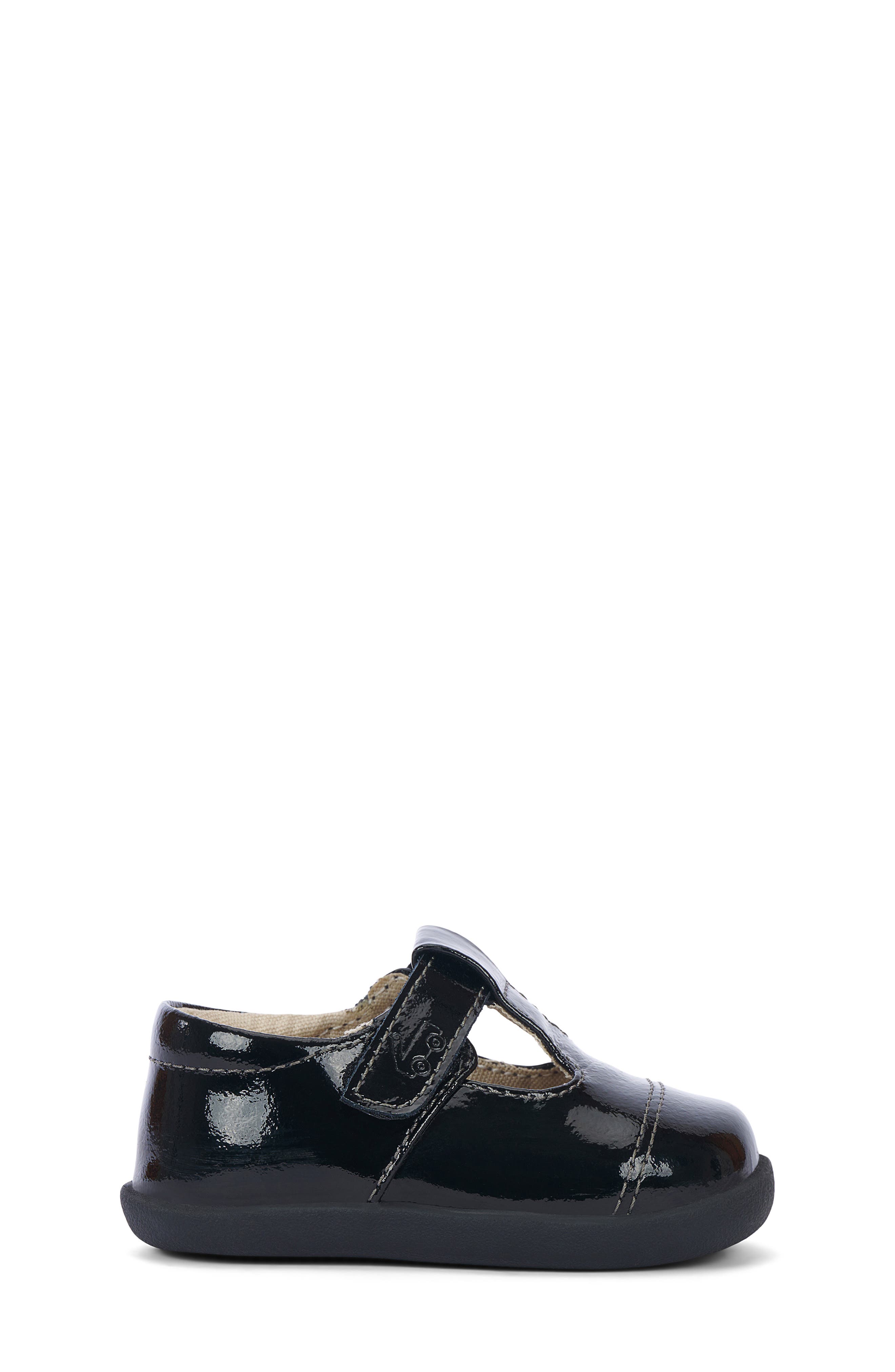 See Kai Run Bianca Mini Mary Jane Flat, Alternate, color, Black Patent