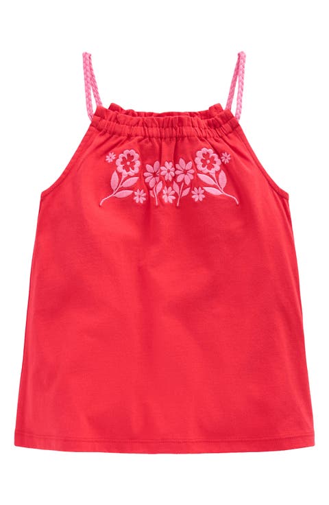 Kids' Embroidered Cotton Tank (Toddler, Little Kid & Big Kid)