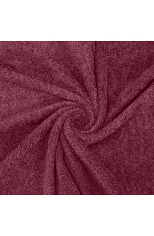 Utica Essentials 6-piece Cotton Bath Towel Set In Soft Red