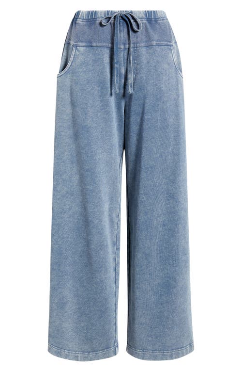 City Blues Drop Waist Lounge Pants In Blue