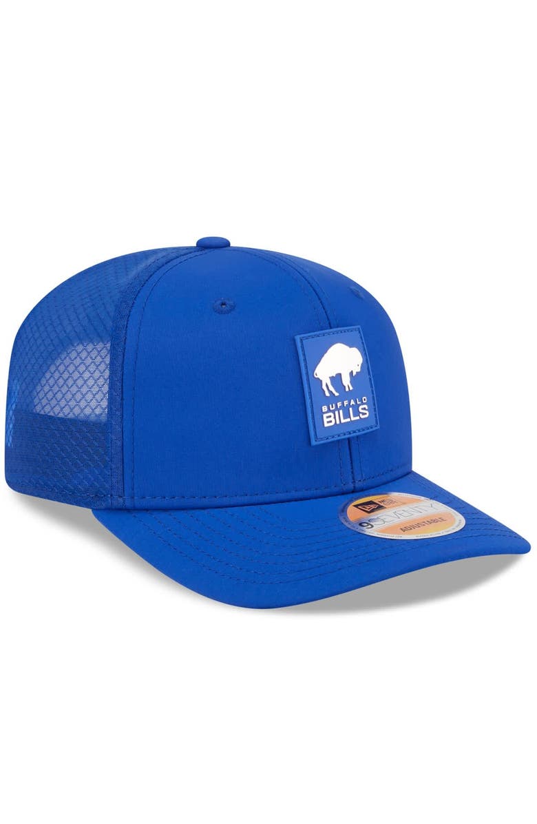 New Era Men's New Era Royal Buffalo Bills 2025 Sideline Throwback 9SEVENTY Trucker Adjustable Hat, Alternate, color, Royal