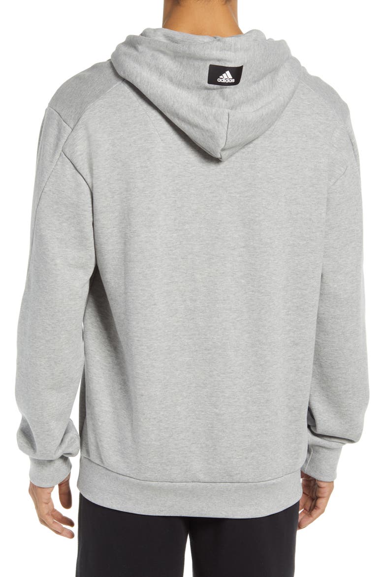 Sportswear Future Icons Logo Primegreen Hooded Sweatshirt, Alternate, color, MEDIUM GREY HEATHER