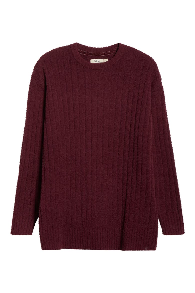 Riz Rib Sweater, Alternate, color, WILD GRAPE