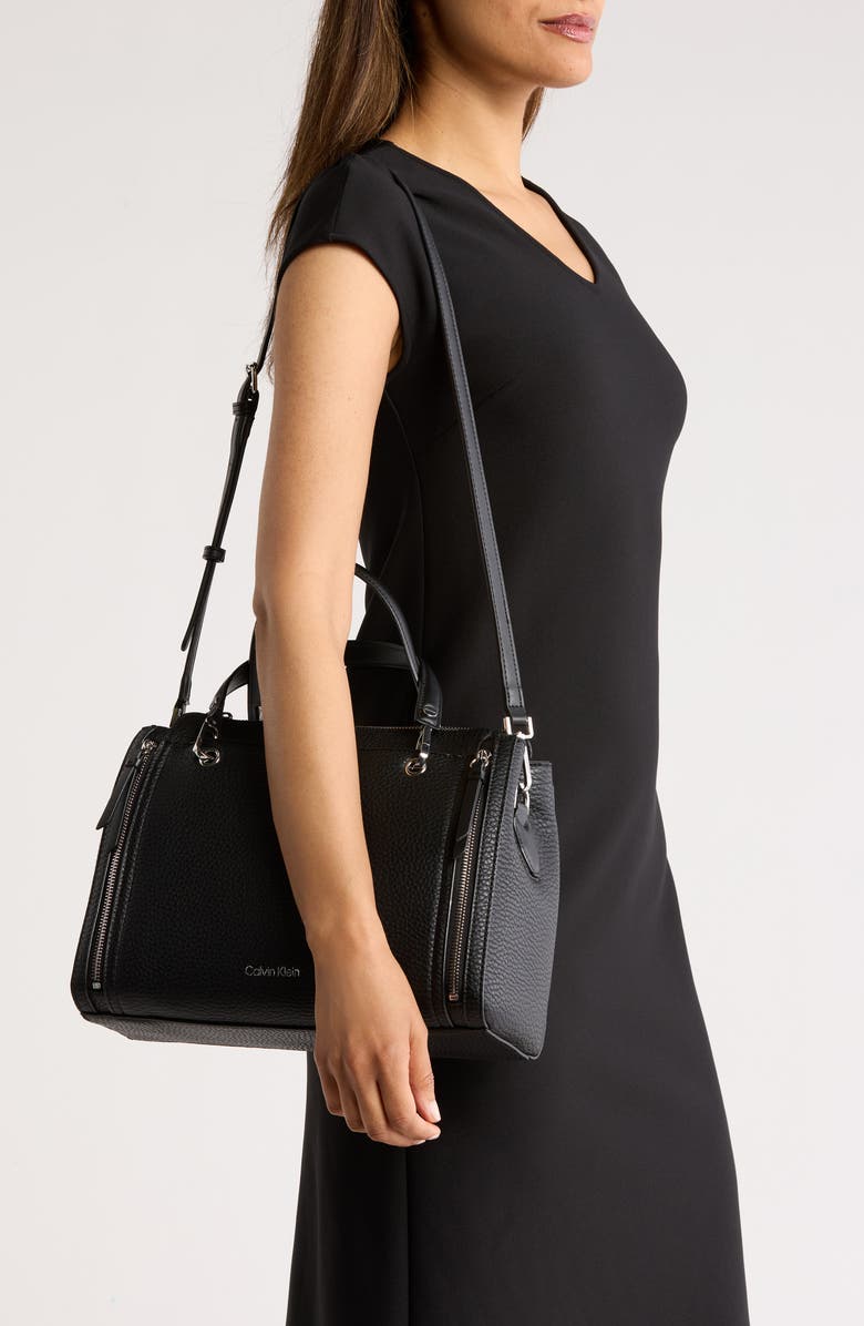 Calvin Klein Garnet Satchel Bag, Alternate, color,