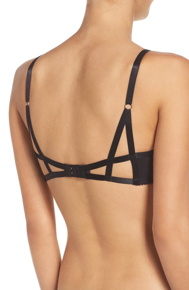 Dita Von Teese Madame X Underwire Bra, Alternate, color, Black