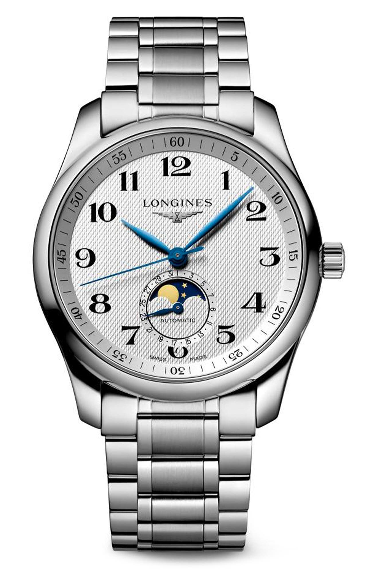 Longines Master Automatic Bracelet Watch, 40mm in White 