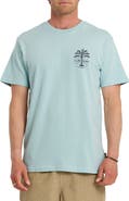Quiksilver Uno Palm Cotton Graphic T-Shirt
