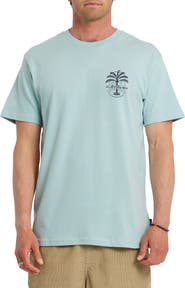 Quiksilver Uno Palm Cotton Graphic T-Shirt