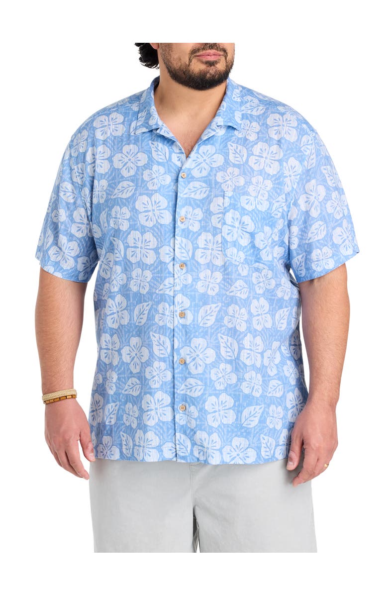 vineyard vines Big & Tall Hawaiian Punch Sport Shirt, Main, color, Floral Coastline