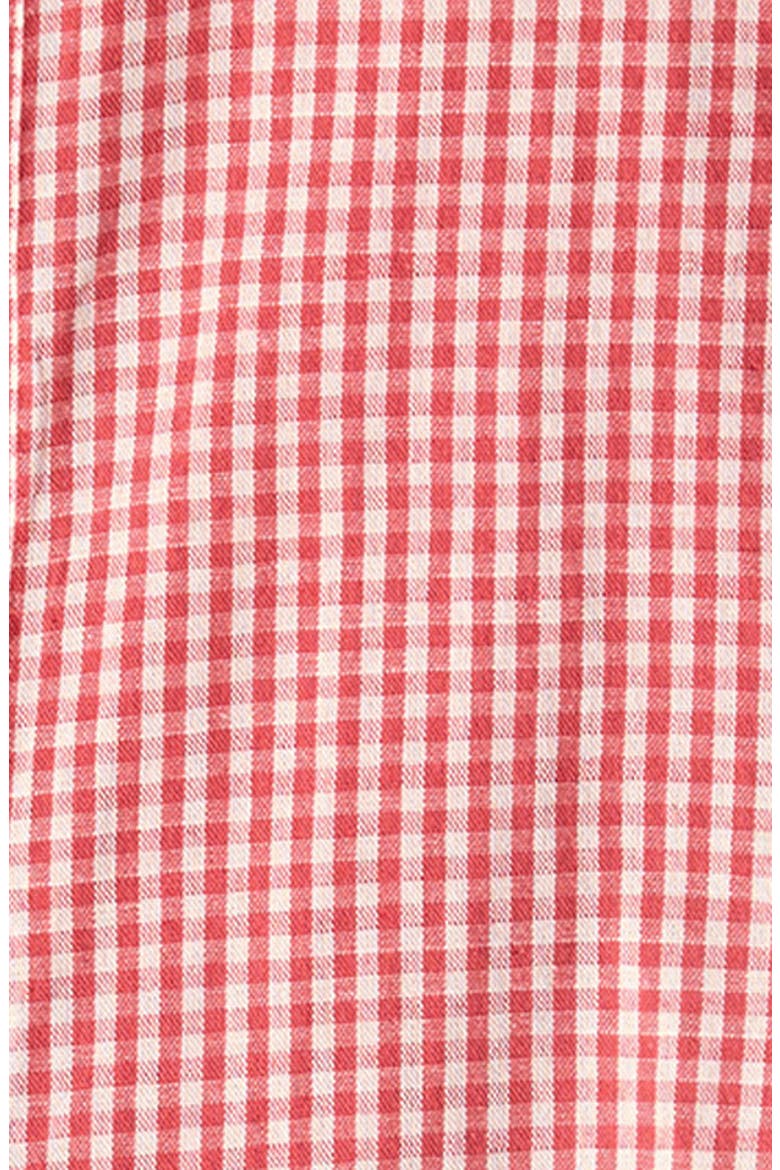 Print Button-Up Shirt & Shorts Set, Alternate, color, GINGHAM