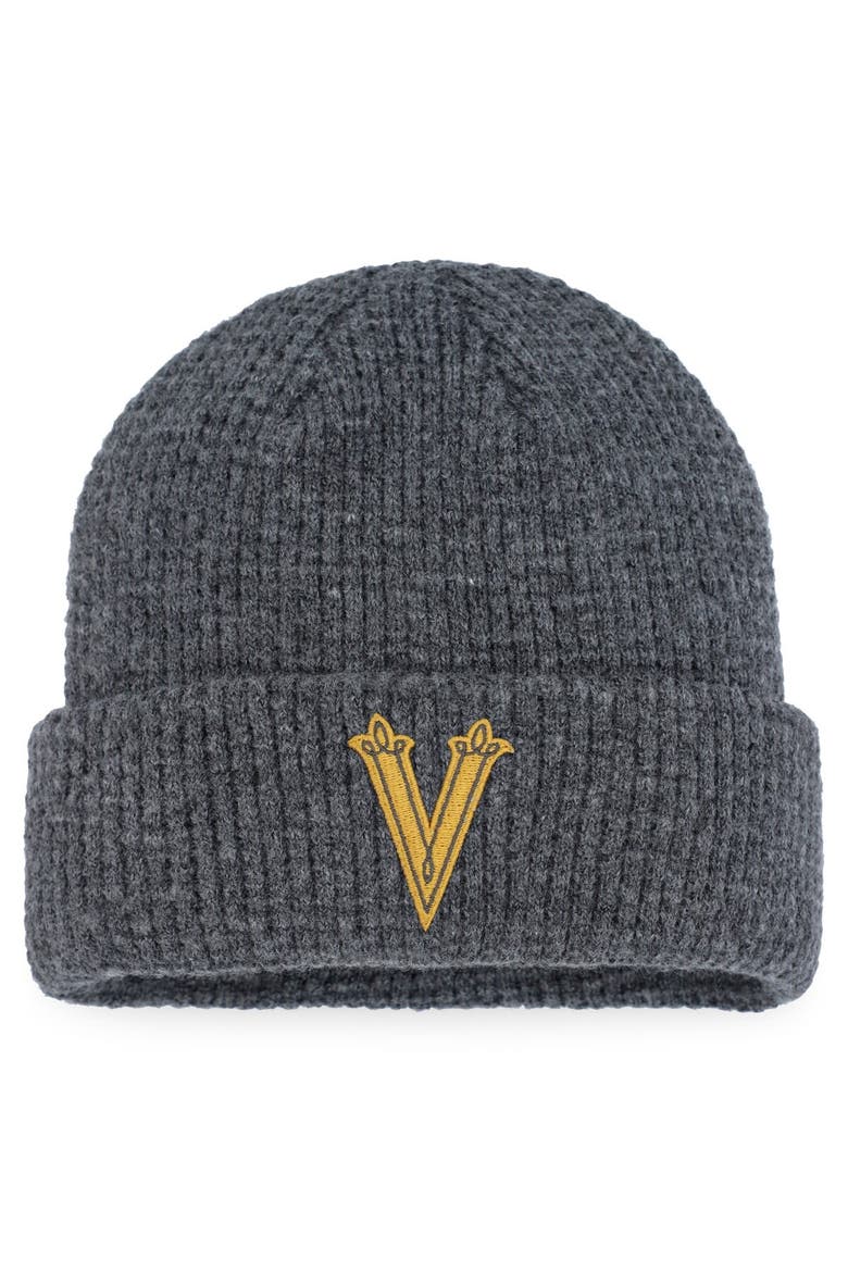 Men's Fanatics Branded Vegas Golden Knights Charcoal 2024 NHL Winter Classic Fisherman Cuffed Knit Hat, Main, color, Charcoal