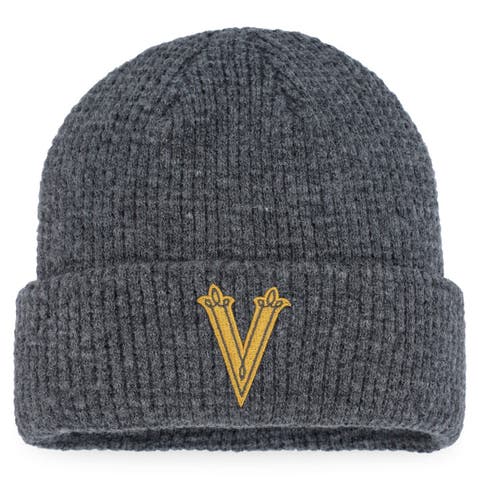 Men's Fanatics Branded Vegas Golden Knights Charcoal 2024 NHL Winter Classic Fisherman Cuffed Knit Hat