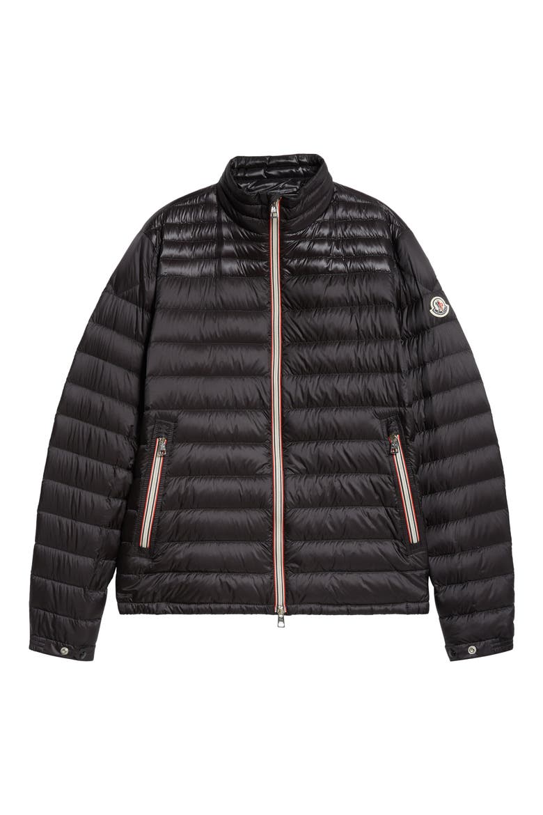 Daniel Nylon Down Puffer Jacket, Main, color, BLACK/ BLACK