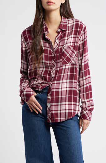 Hunter Plaid Button-Up Shirt