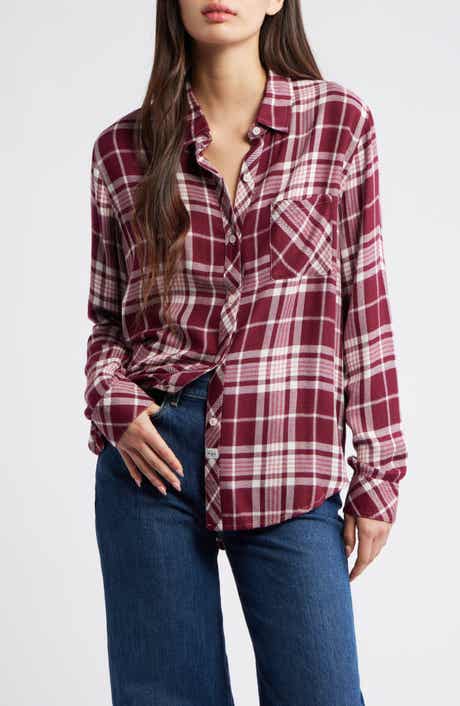 Hunter Plaid Button-Up Shirt