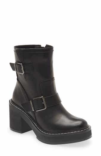 DKNY Daray Buckle Block Heel Bootie