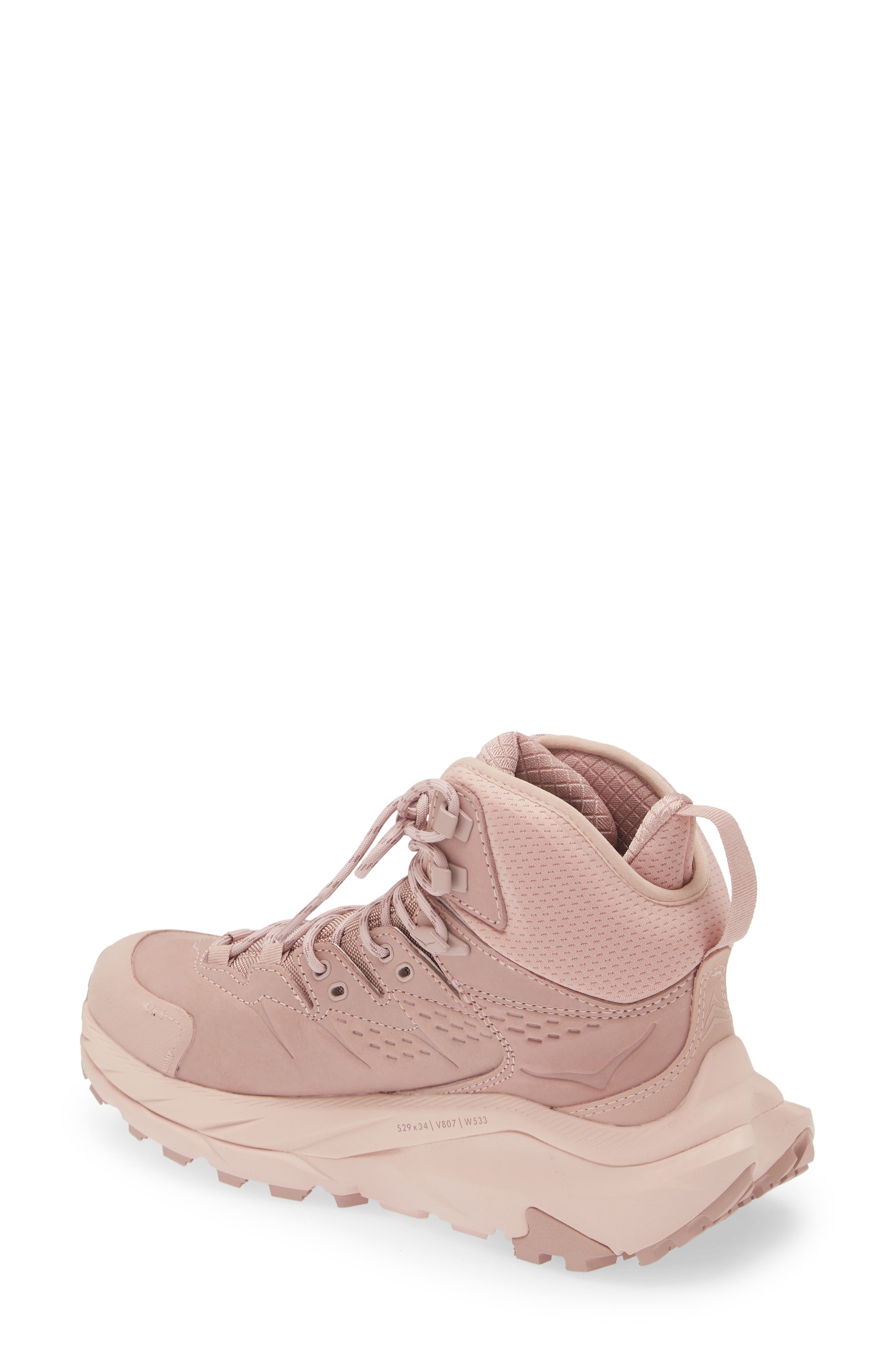 HOKA Kaha 2 GTX Waterproof Hiking Boot, Alternate, color, Pale Mauve / Peach Whip