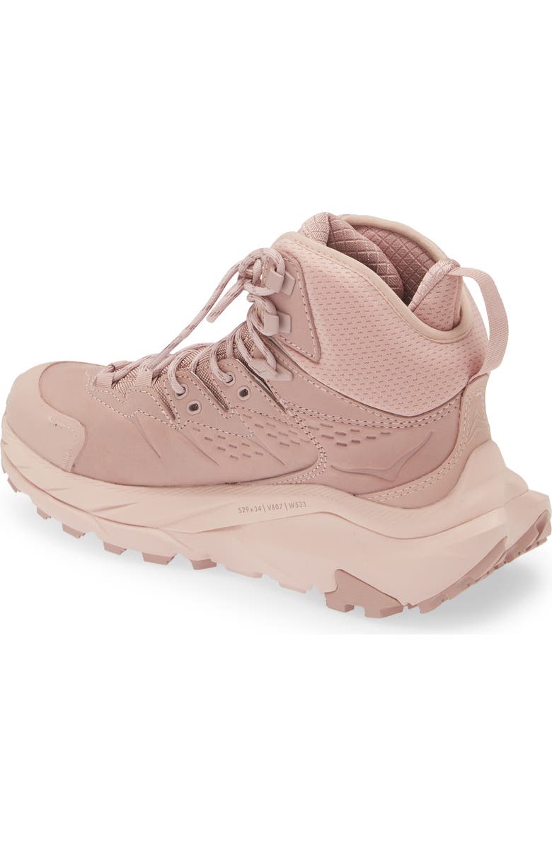 HOKA Kaha 2 GTX Waterproof Hiking Boot, Alternate, color, Pale Mauve / Peach Whip