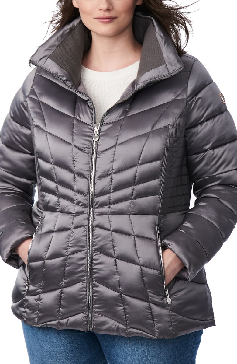 Bernardo Ecoplume<sup>™</sup> Lust Packable Icon Jacket, Main, color, 