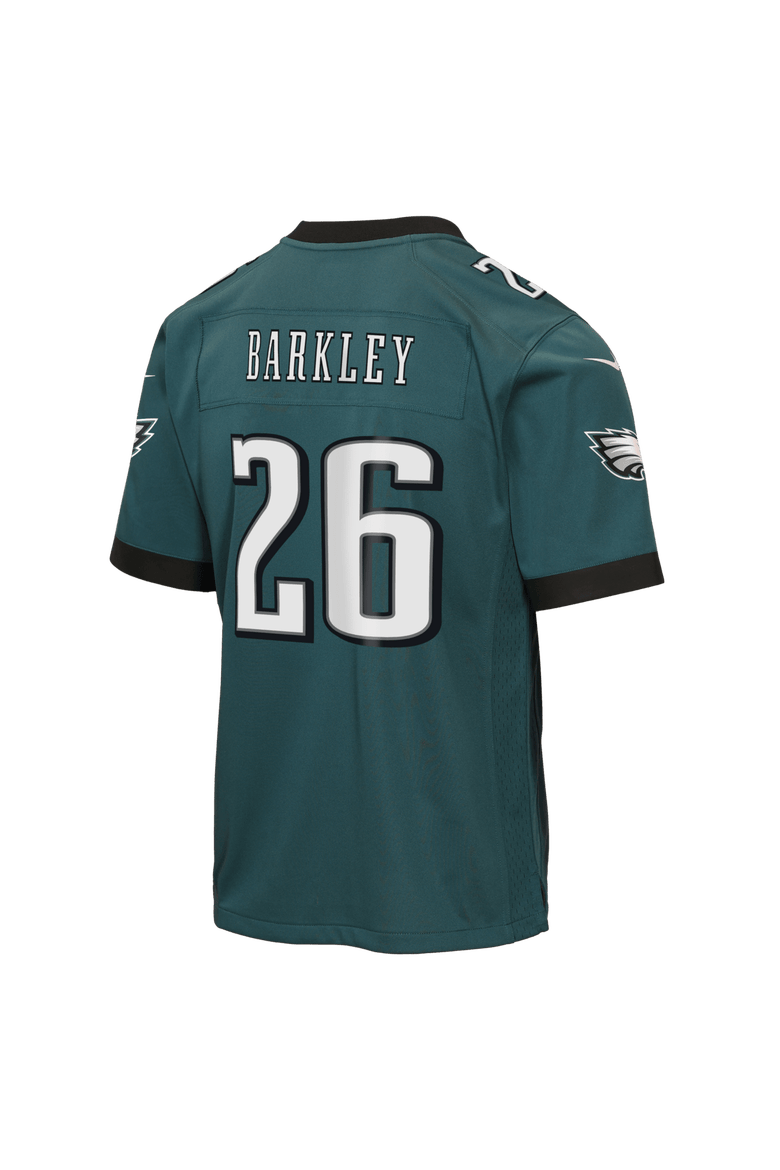 Youth Nike Saquon Barkley Midnight Green Philadelphia Eagles Team Game Jersey, Alternate, color, Green