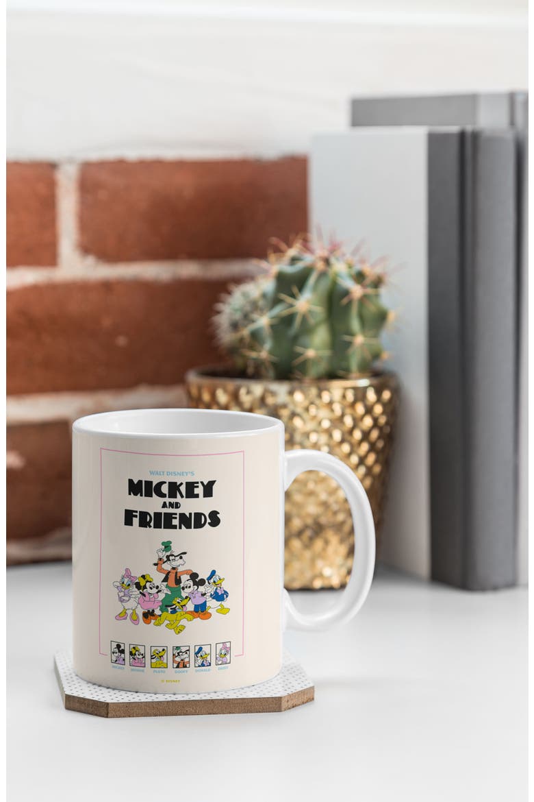 Disney x Society6 Mickey & Friends Coffee Mug, Alternate, color, IVORY