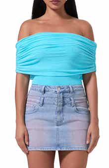 AFRM Divya Off the Shoulder Bodysuit