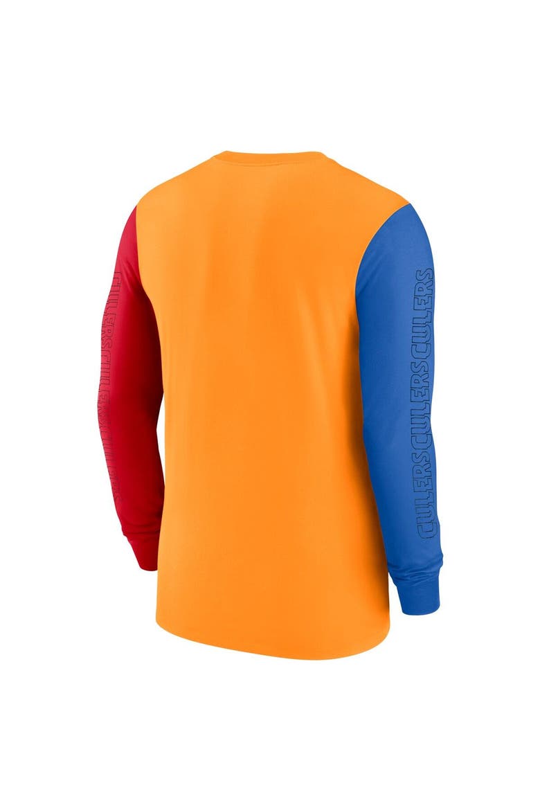 Men's Nike Orange Barcelona Ignite Long Sleeve T-Shirt, Alternate, color, Orange