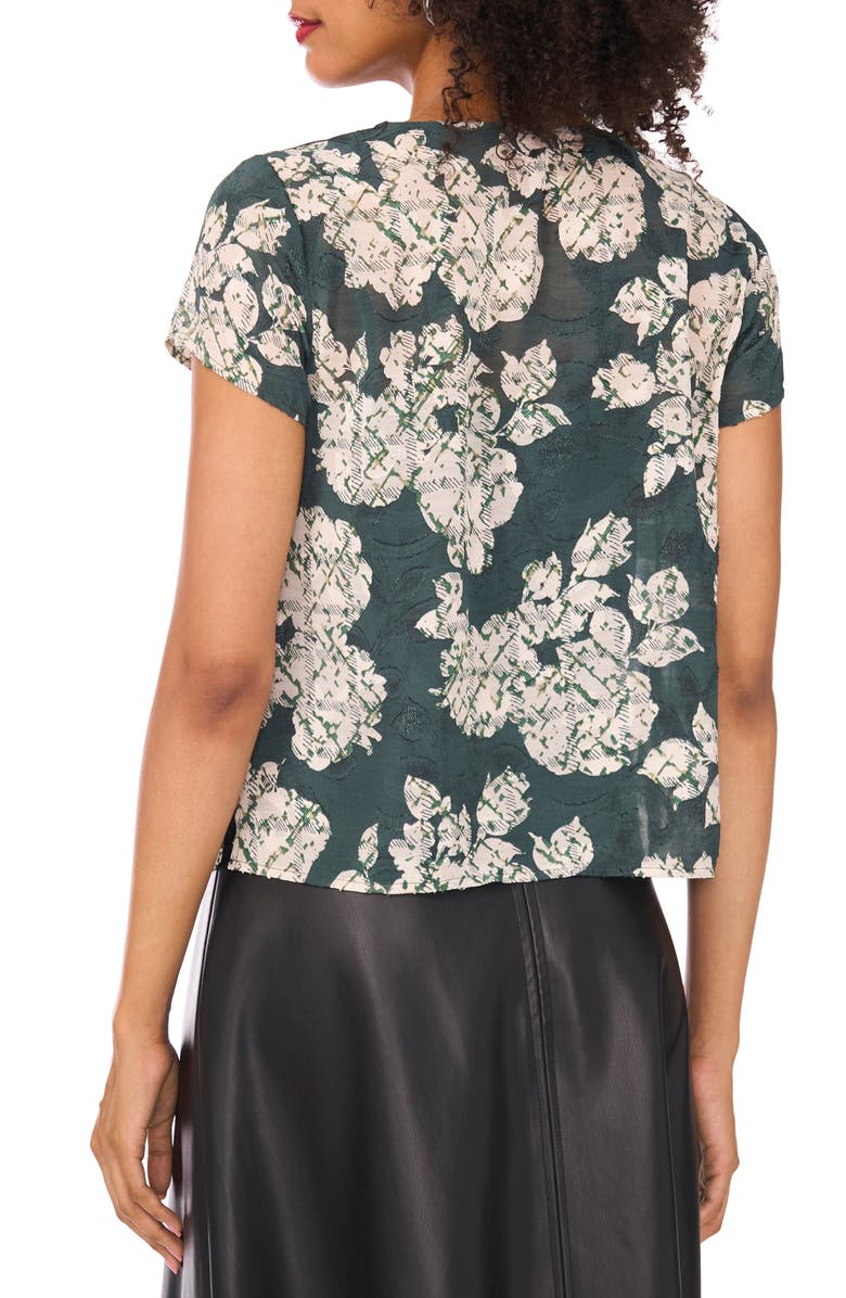 Vince Camuto Cowl Neck Top, Alternate, color, Forest Night