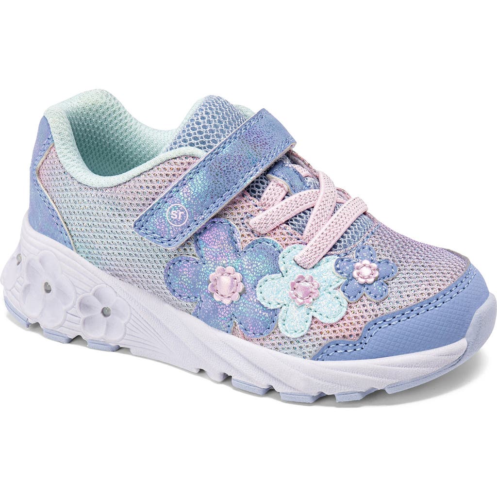 Stride Rite Kids' Lighted Glimmer 2.0 Sneaker In Multi