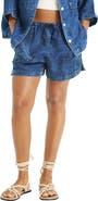 Vitamin A® Hana Mid Rise Denim Cover-Up Shorts