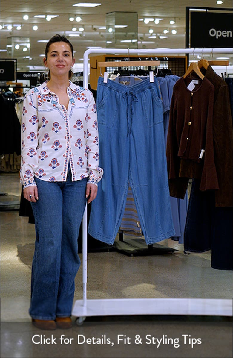 Ankle Drawstring Utility Pants, sales video thumbnail