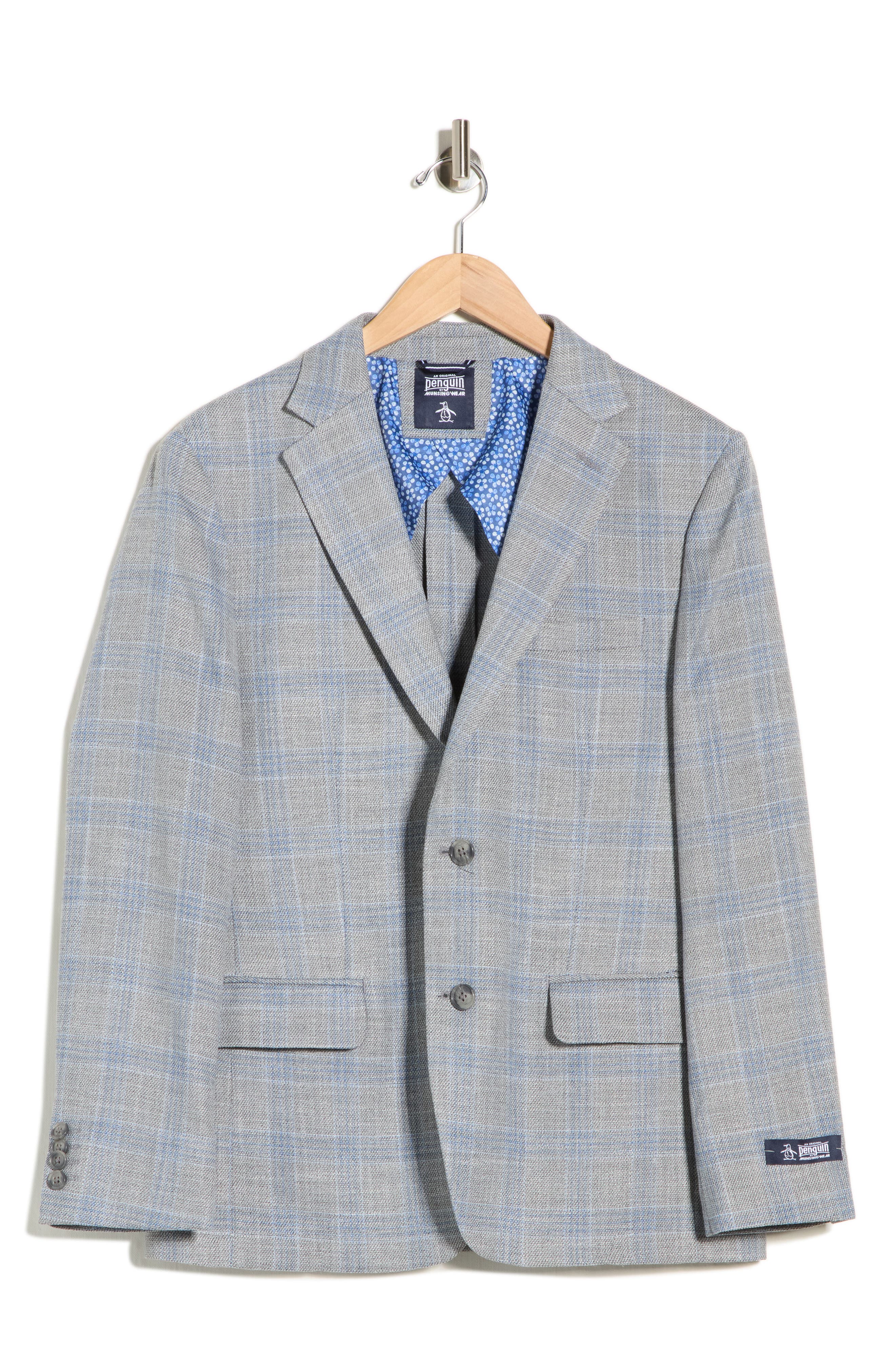 Original Penguin Plaid Two-Button Sport Coat