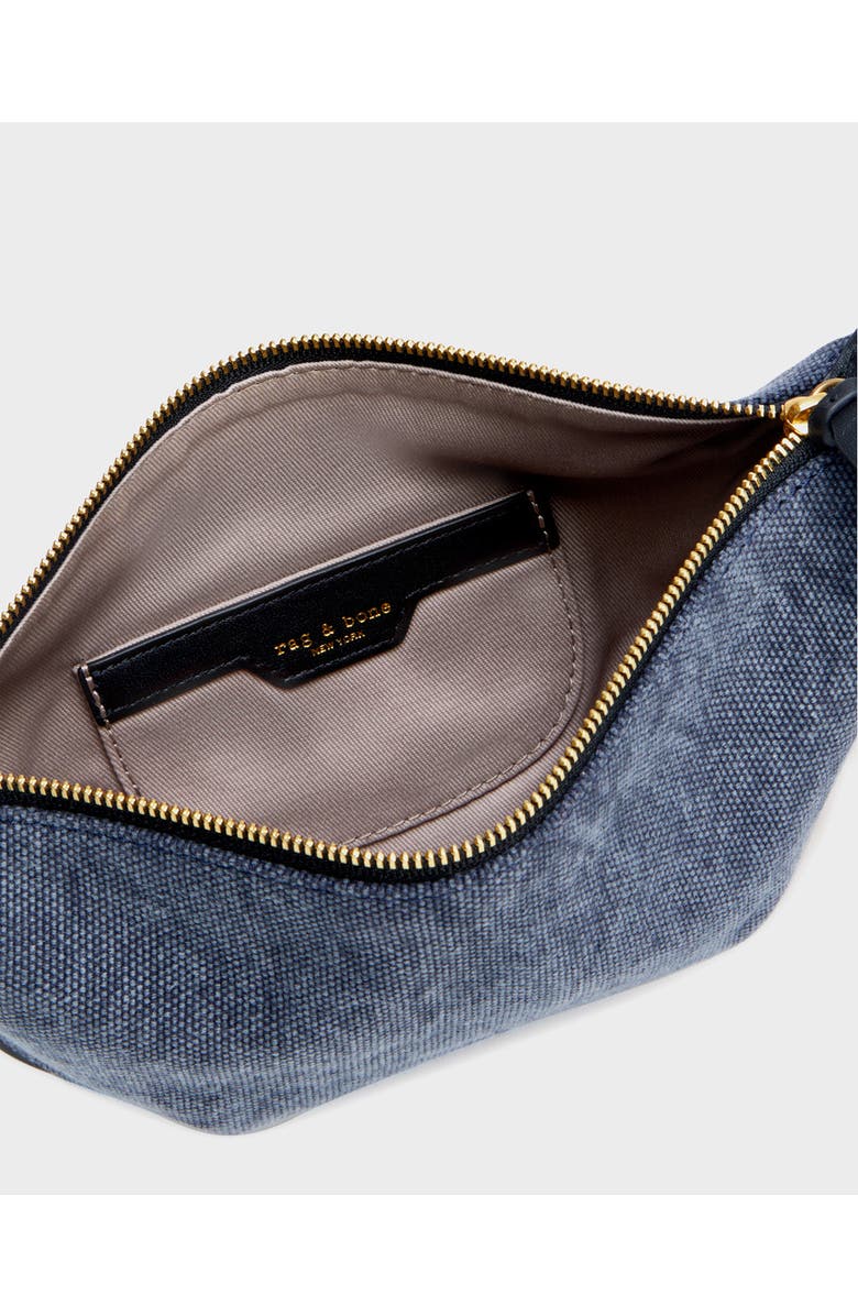 rag & bone Small Mercer Canvas Hobo Bag, Alternate, color, Mid