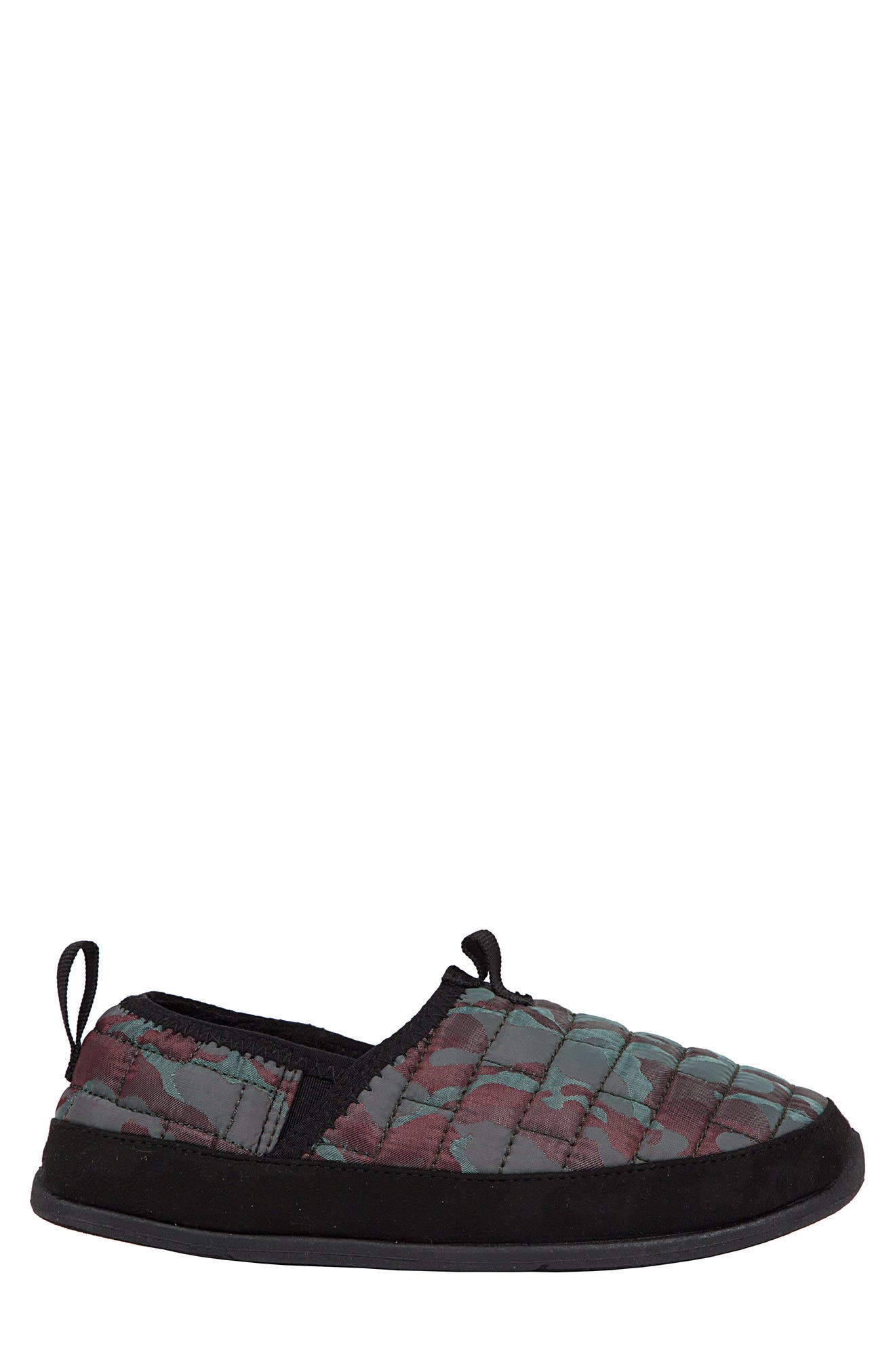 Lil Yuma Faux Shearling Lined Slipper, Alternate, color, MAROON CAMO