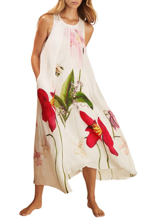 Aria Placed Floral Shift Dress