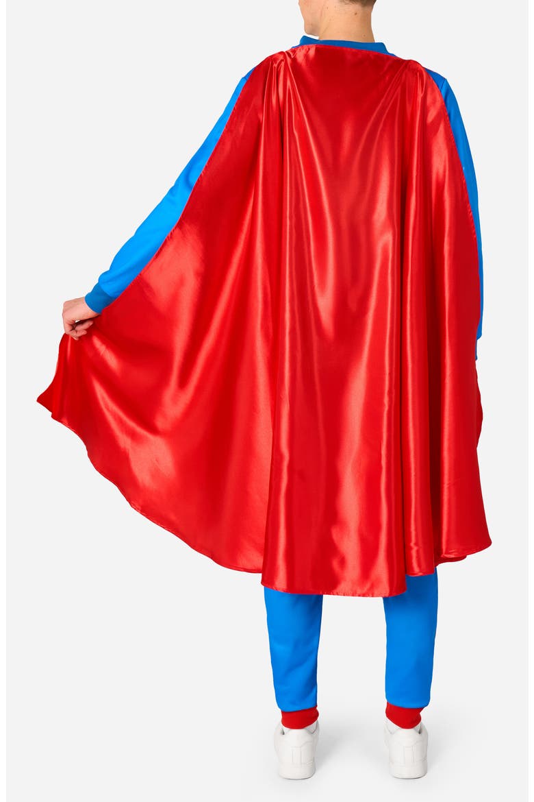 Superman Jumpsuit, Alternate, color, BLUE