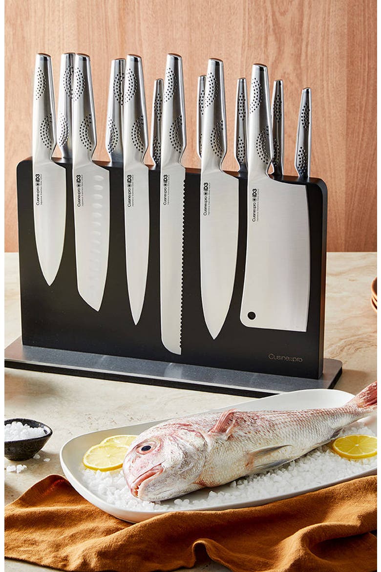 iD3® 14-Piece Kachi Knife Block, Alternate, color, Silver