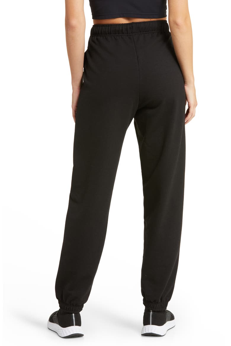 Weekend High Waist Sweatpants, Alternate, color, BLACK