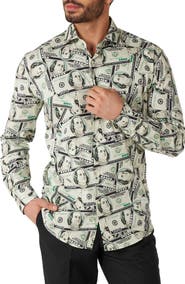 OppoSuits Cashanova Stretch Button-Up Shirt