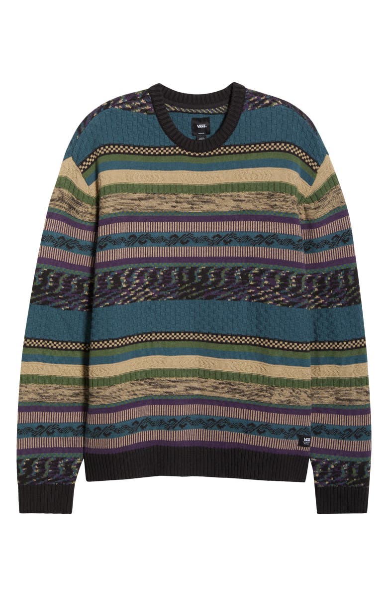 Vans Boyer Stripe Cotton Sweater, Alternate, color, 