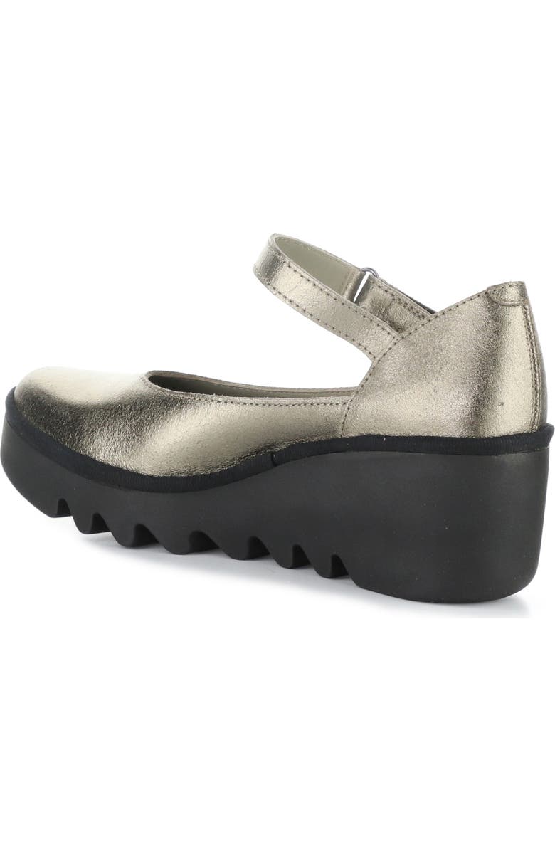 Fly London Bawo Platform Wedge Pump, Alternate, color, Gold