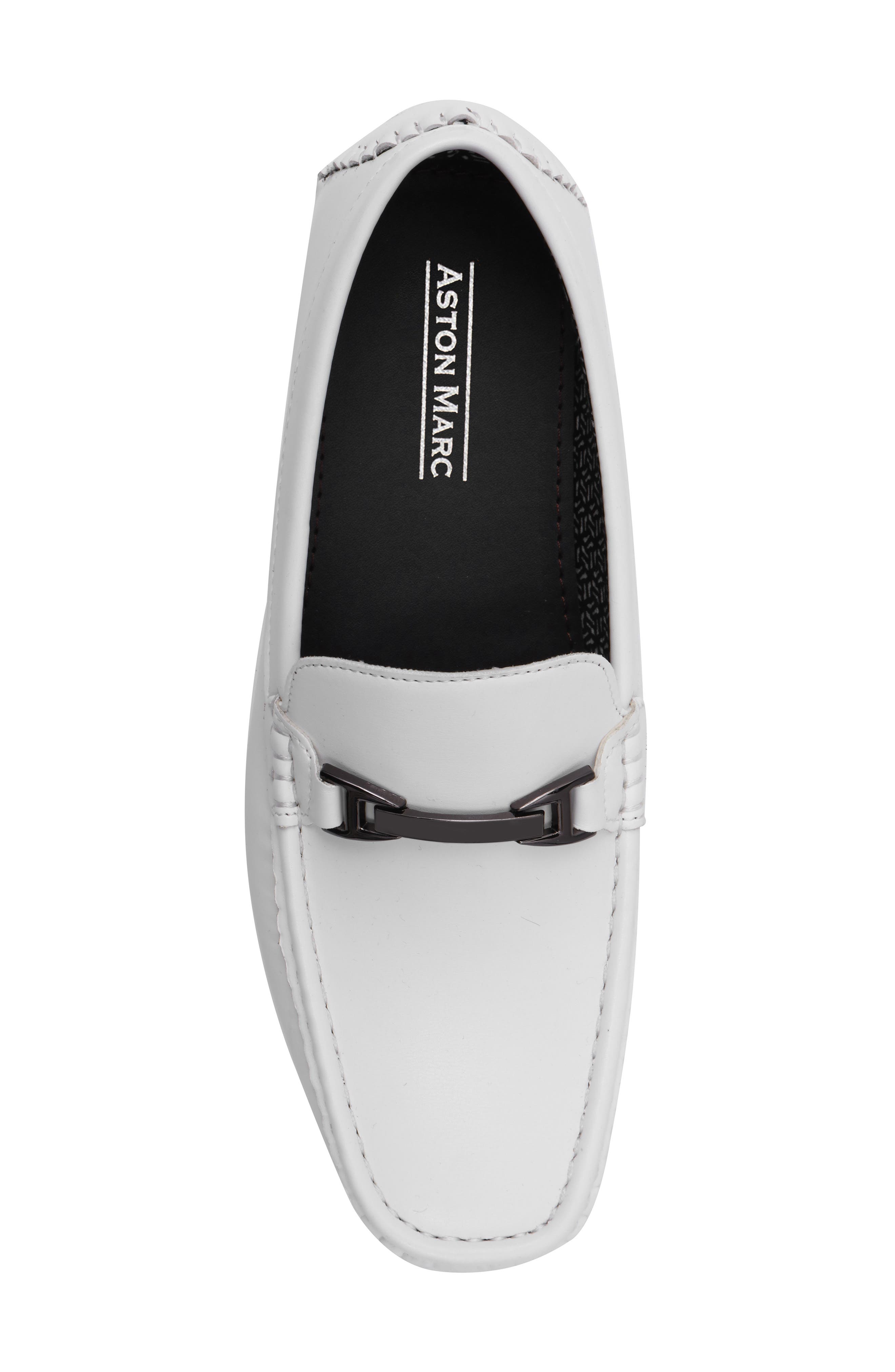 ASTON MARC Charter Bit Loafer, Alternate, color, White